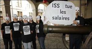 ISS aviation dumping salarial
